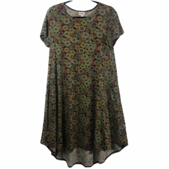 LuLaRoe Dresses & Skirts - Lularoe Carly Floral Dress Size Small